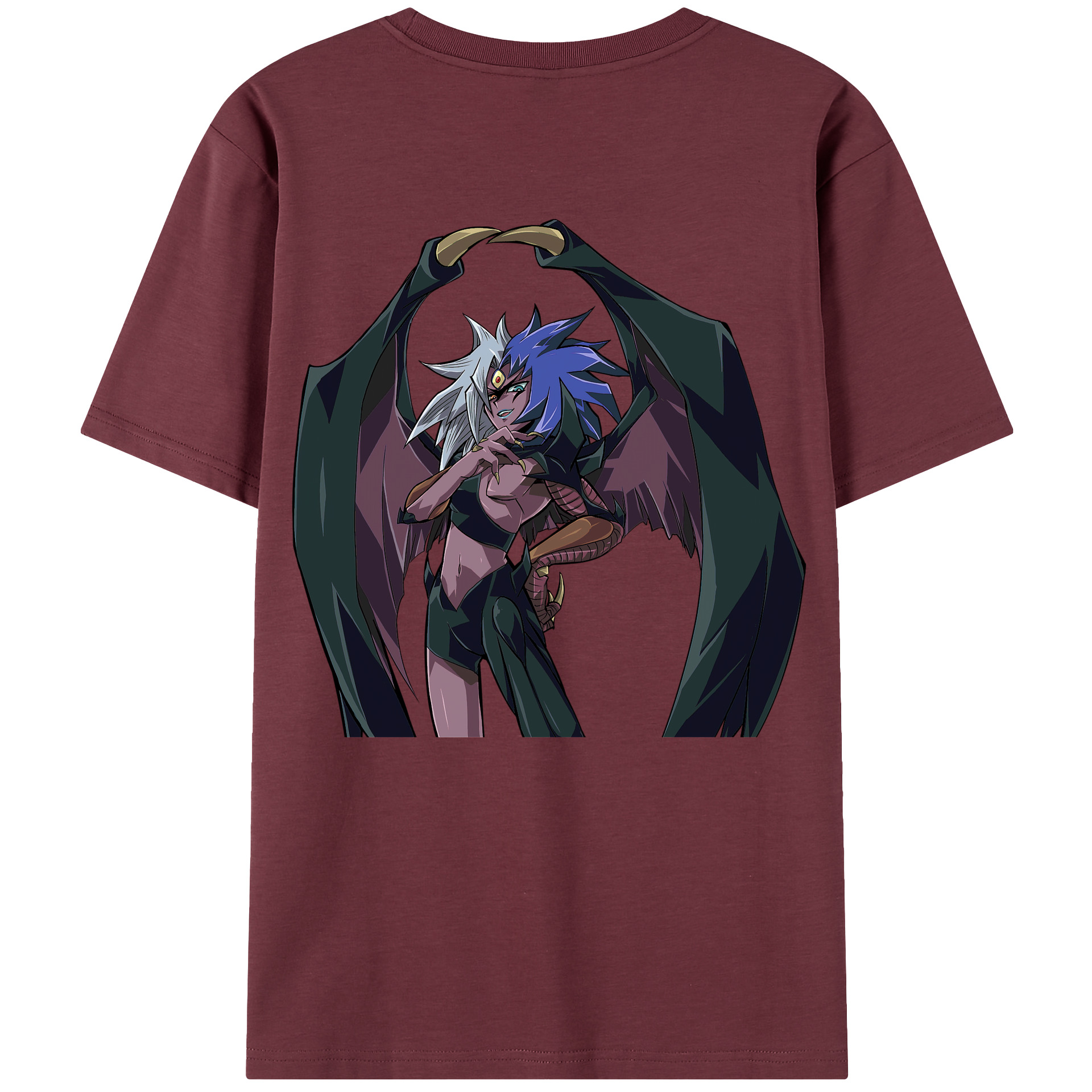 （画像用） 遊☆戯☆王 Yu-Gi-Oh! 綿100％半袖Tシャツ（背面プリント）